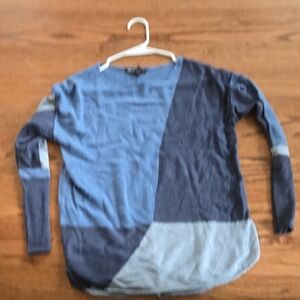 INC International Concepts Blue Knit Sweater